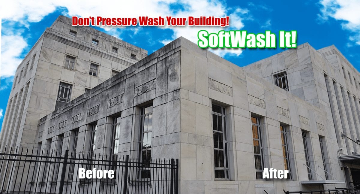 Commercial building cleaning